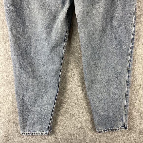 Vintage Levis 550 Jeans Womens 18W Short Relaxed Tapered Light Wash Mom USA 90s - Picture 9 of 15